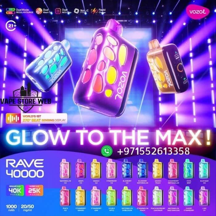 VOZOL Rave 40000 Puffs best